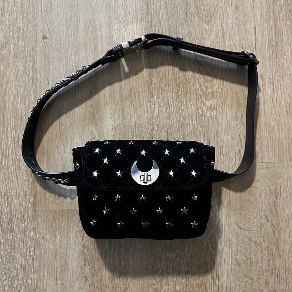 Killstar midnight moon waist bag